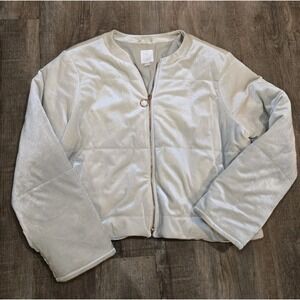Lauren Conrad Jacket / Outerwear XXL Beige Gold